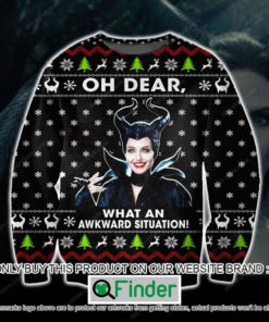 Maleficent Oh Dear What An Awkward Situation Christmas Ugly Sweater – LIMITED EDITION