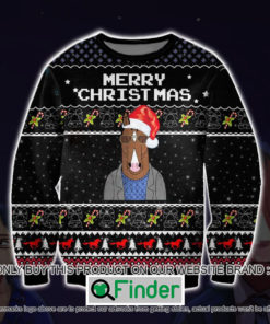 Merry Christmas Bojack Horseman Knitted Wool Sweater – LIMITED EDITION