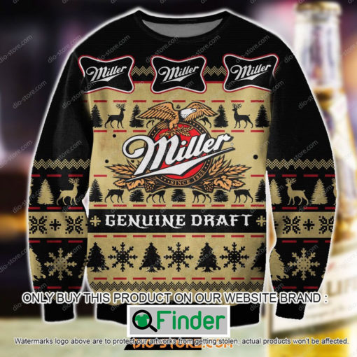 Miller Genuine Draft Beer Christmas Ugly Sweater – LIMITED EDITION