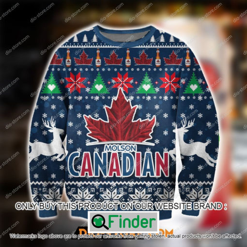 Molson Canadian Beer Christmas Ugly Sweater – LIMITED EDITION