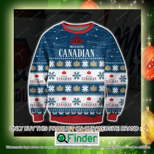 Molson Canadian Christmas Ugly Sweater Sweatshirt – LIMITED EDITION