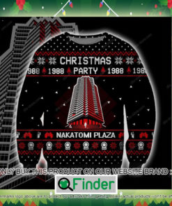 Nakatomi Plaza Christmas Party 1988 Knitted Wool Sweater Sweatshirt – LIMITED EDITION