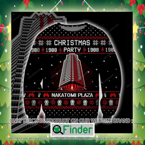 Nakatomi Plaza Christmas Party 1988 Knitted Wool Sweater Sweatshirt – LIMITED EDITION