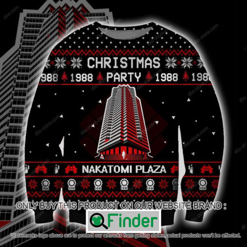 Nakatomi Plaza Christmas Party 1988 Knitted Wool Sweater – LIMITED EDITION