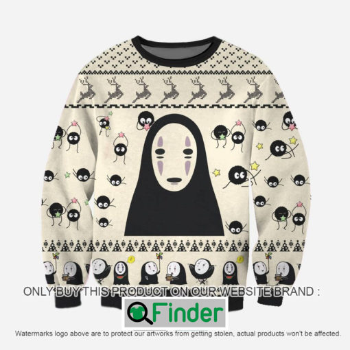 No Face Spirited Away Knitted Wool Sweater – LIMITED EDITION