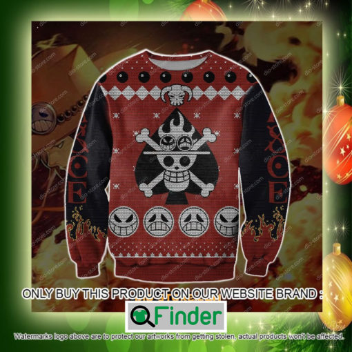 One Piece Ace Anime Christmas Ugly Sweater Sweatshirt – LIMITED EDITION