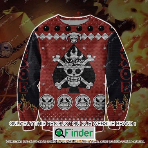 One Piece Ace Anime Christmas Ugly Sweater – LIMITED EDITION