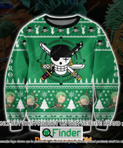 One Piece Zoro Anime Christmas Ugly Sweater Sweatshirt – LIMITED EDITION