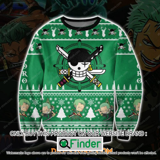 One Piece Zoro Anime Christmas Ugly Sweater Sweatshirt – LIMITED EDITION