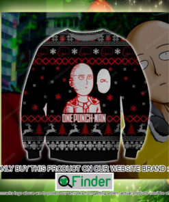 One Punch Man Ok Anime Christmas Ugly Sweater Sweatshirt – LIMITED EDITION