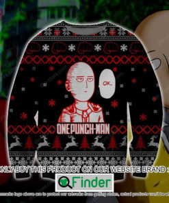 One Punch Man Ok Anime Christmas Ugly Sweater – LIMITED EDITION