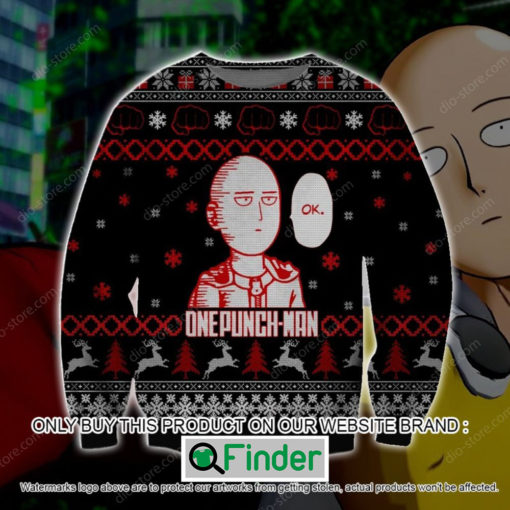 One Punch Man Ok Anime Christmas Ugly Sweater – LIMITED EDITION