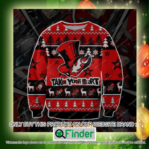 Persona 5 Take Your Heart Christmas Ugly Sweater Sweatshirt – LIMITED EDITION