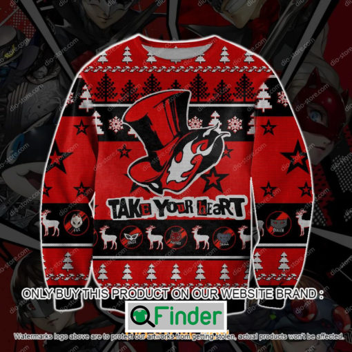 Persona 5 Take Your Heart Christmas Ugly Sweater – LIMITED EDITION