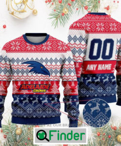 Personalized AFL Adelaide Crows Christmas Sweatshirt Sweater LIMITED EDITION