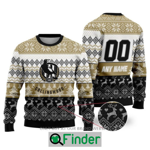 Personalized AFL Collingwood Football Club Christmas Sweater Sweatshirt LIMITED EDITION