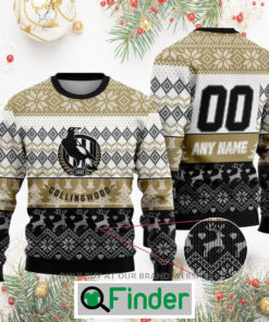 Personalized AFL Collingwood Football Club Christmas Sweatshirt Sweater LIMITED EDITION