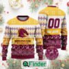 Personalized NRL Brisbane Broncos Christmas Sweatshirt Sweater LIMITED EDITION