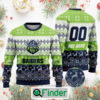 Personalized NRL Canberra Raiders Christmas Sweatshirt Sweater LIMITED EDITION