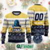 Personalized NRL Gold Coast Titans Christmas Sweatshirt Sweater LIMITED EDITION