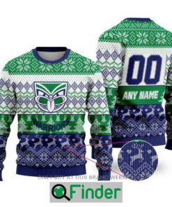 Personalized NRL New Zealand Warriors Christmas Sweater Sweatshirt LIMITED EDITION