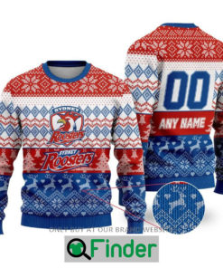 Personalized NRL Sydney Roosters Christmas Sweater Sweatshirt LIMITED EDITION