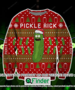 Pickle Rick Christmas Ugly Sweater Sweatshirt – LIMITED EDITION