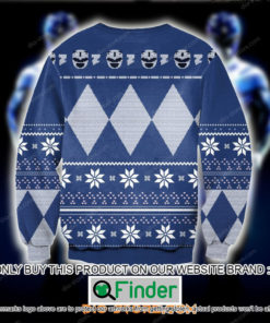 Power Rangers 1993 Film Blue Christmas Ugly Sweater Sweatshirt – LIMITED EDITION