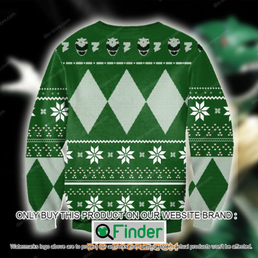 Power Rangers Green Christmas Ugly Sweater Sweatshirt – LIMITED EDITION