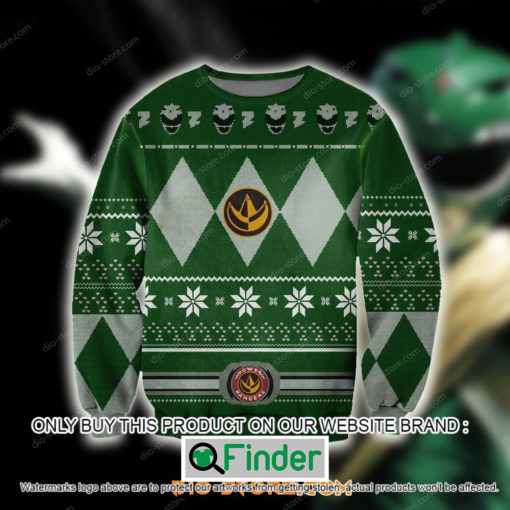 Power Rangers Green Christmas Ugly Sweater – LIMITED EDITION