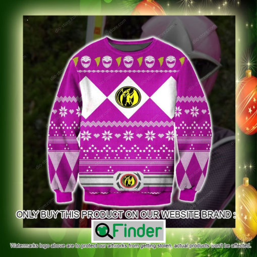 Power Rangers Pink Christmas Ugly Sweater Sweatshirt – LIMITED EDITION