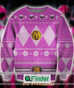 Power Rangers Pink Knitted Wool Sweater – LIMITED EDITION