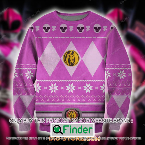 Power Rangers Pink Knitted Wool Sweater – LIMITED EDITION