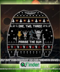 Praise The Sun One Two Three Christmas Ugly Sweater Sweatshirt – LIMITED EDITION