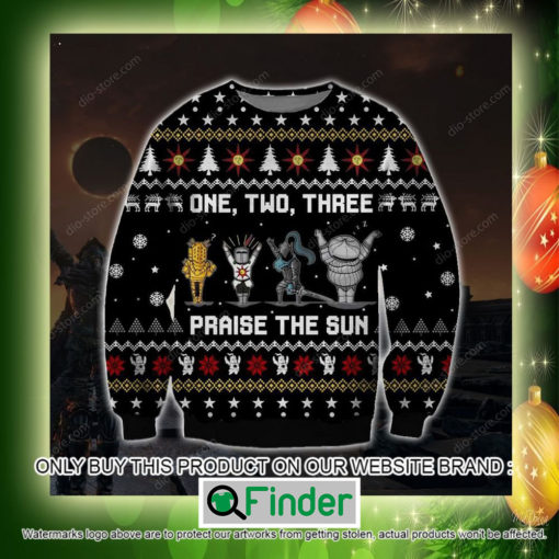 Praise The Sun One Two Three Christmas Ugly Sweater Sweatshirt – LIMITED EDITION