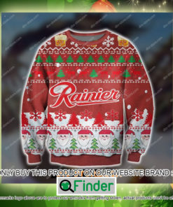 Rainier Beer Santa Christmas Ugly Sweater Sweatshirt – LIMITED EDITION