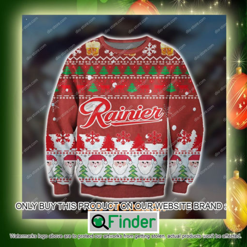 Rainier Beer Santa Christmas Ugly Sweater Sweatshirt – LIMITED EDITION