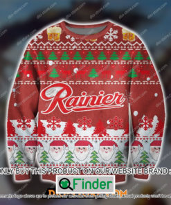 Rainier Beer Santa Christmas Ugly Sweater – LIMITED EDITION