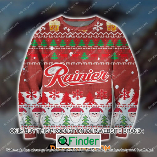 Rainier Beer Santa Christmas Ugly Sweater – LIMITED EDITION