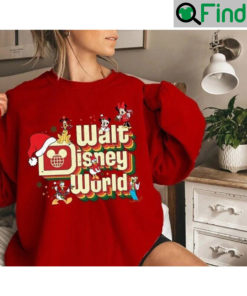 Retro Walt Disney World Christmas Shirt