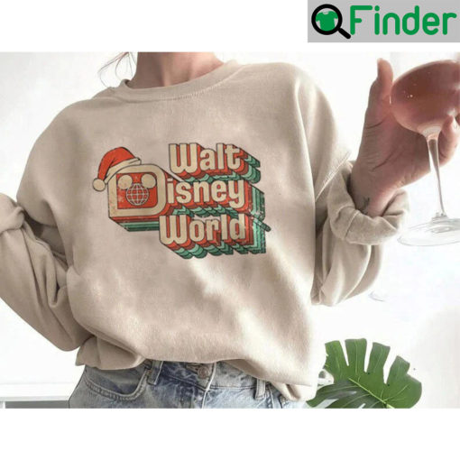 Retro Walt Disney World Christmas Sweatshirt Shirt