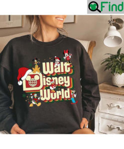 Retro Walt Disney World Christmas T Shirt