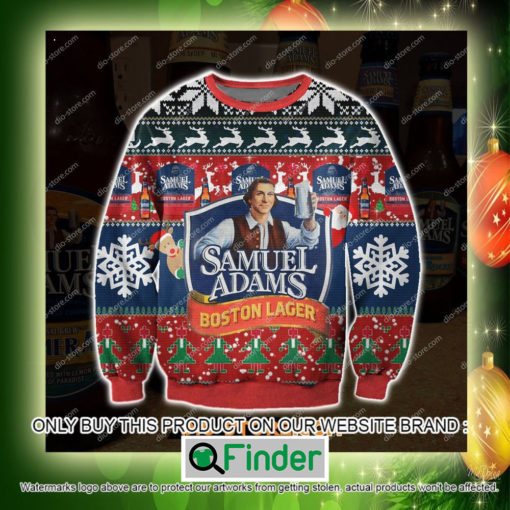 Samuel Adams Boston Lager Christmas Ugly Sweater Sweatshirt – LIMITED EDITION