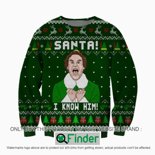 Santa I Know Him Knitted Wool Sweater Sweatshirt – LIMITED EDITION