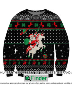 Santa Unicorn Christmas Ugly Sweater Sweatshirt – LIMITED EDITION