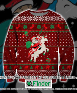 Santa Unicorn Christmas Ugly Sweater – LIMITED EDITION