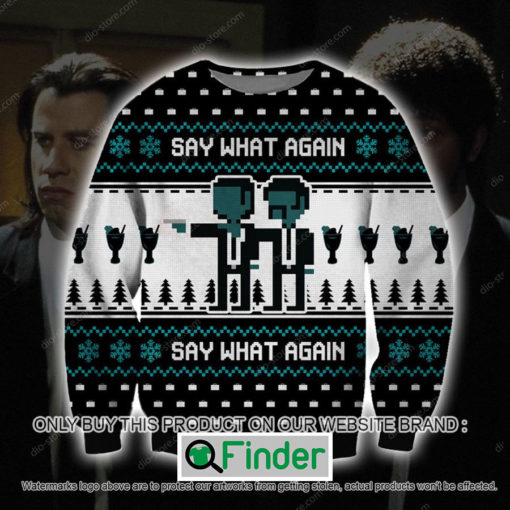 Say What Again Knitted Wool Sweater – LIMITED EDITION