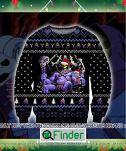 Skeletor Black Knitted Wool Sweater Sweatshirt – LIMITED EDITION