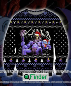 Skeletor Black Knitted Wool Sweater – LIMITED EDITION