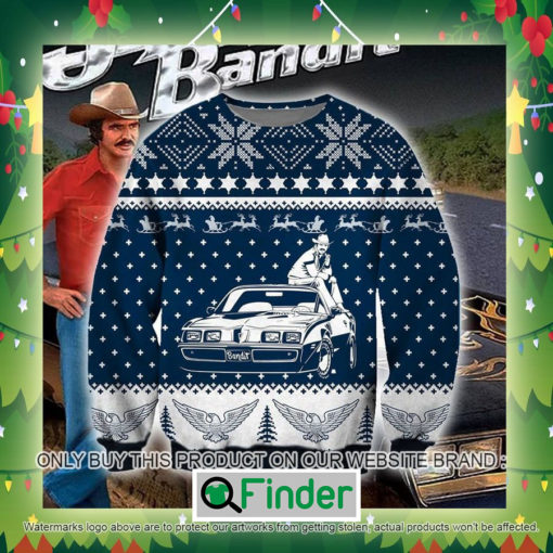 Smokey And The Bandit Blue Knitted Wool Sweater Sweatshirt – LIMITED EDITION